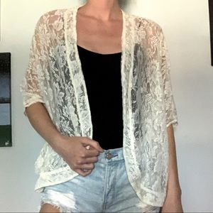 NWOT Hollister Lace Cover-Up-OS